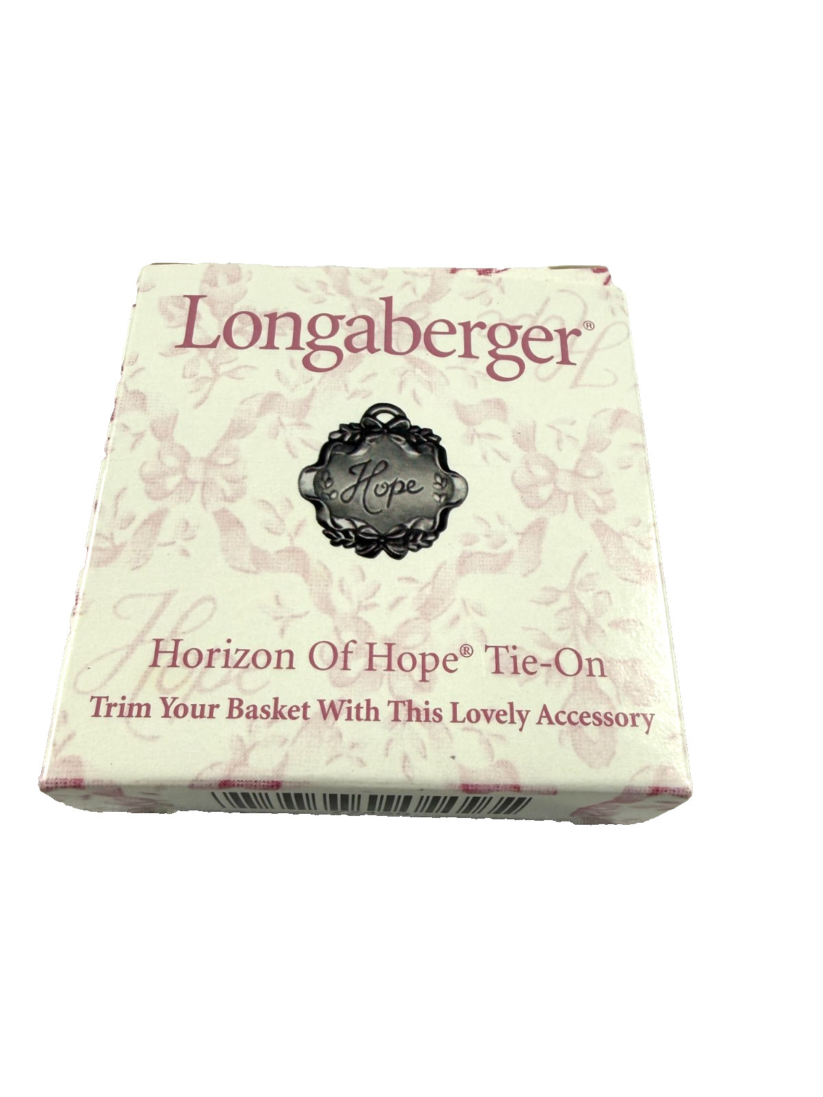 Longaberger Horizon of Hope Pewter Tie-On #77429