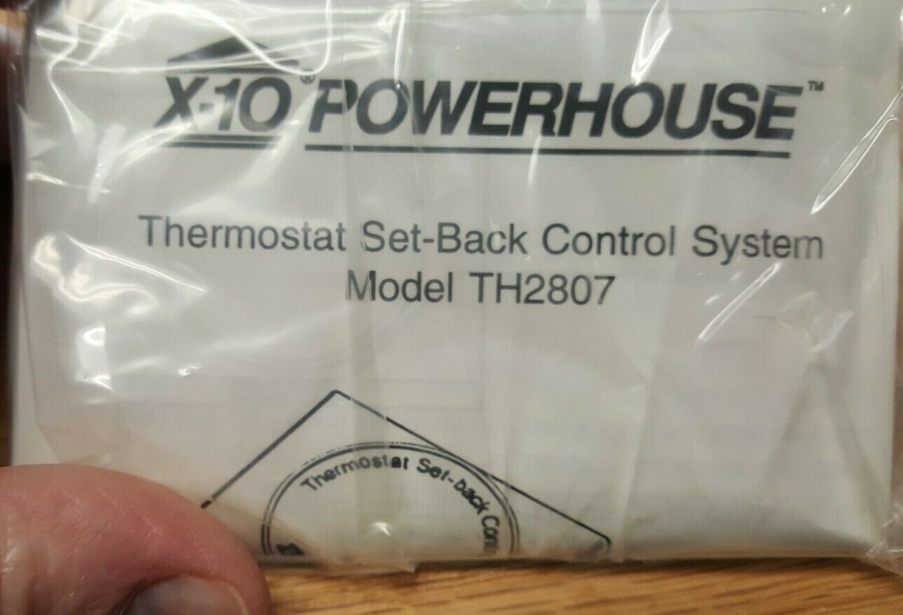 NOS X10 Thermostat Set-Back Controller TH2807-C Powerhouse HVAC Complete