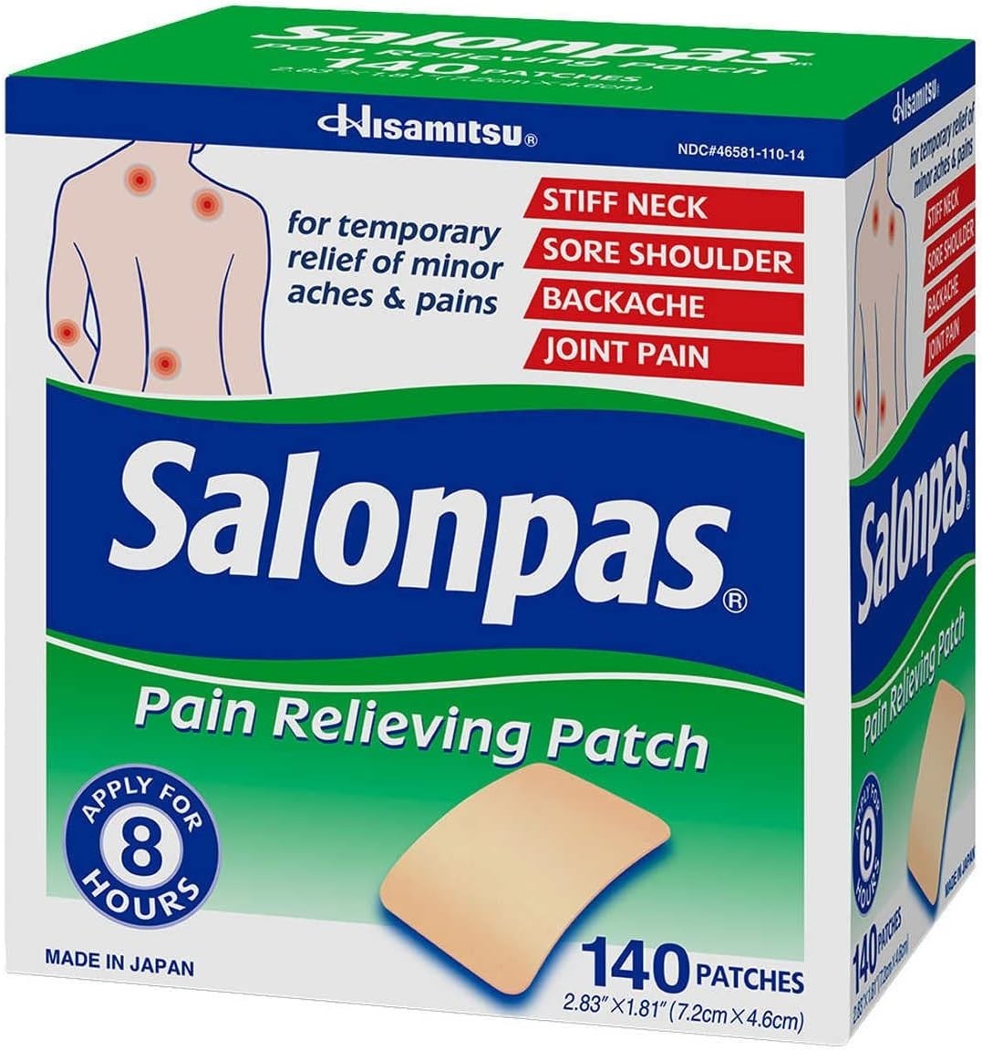 Hisamitsu Salonsip Hot Warming Cooling Gel Patch For External Pain Relief