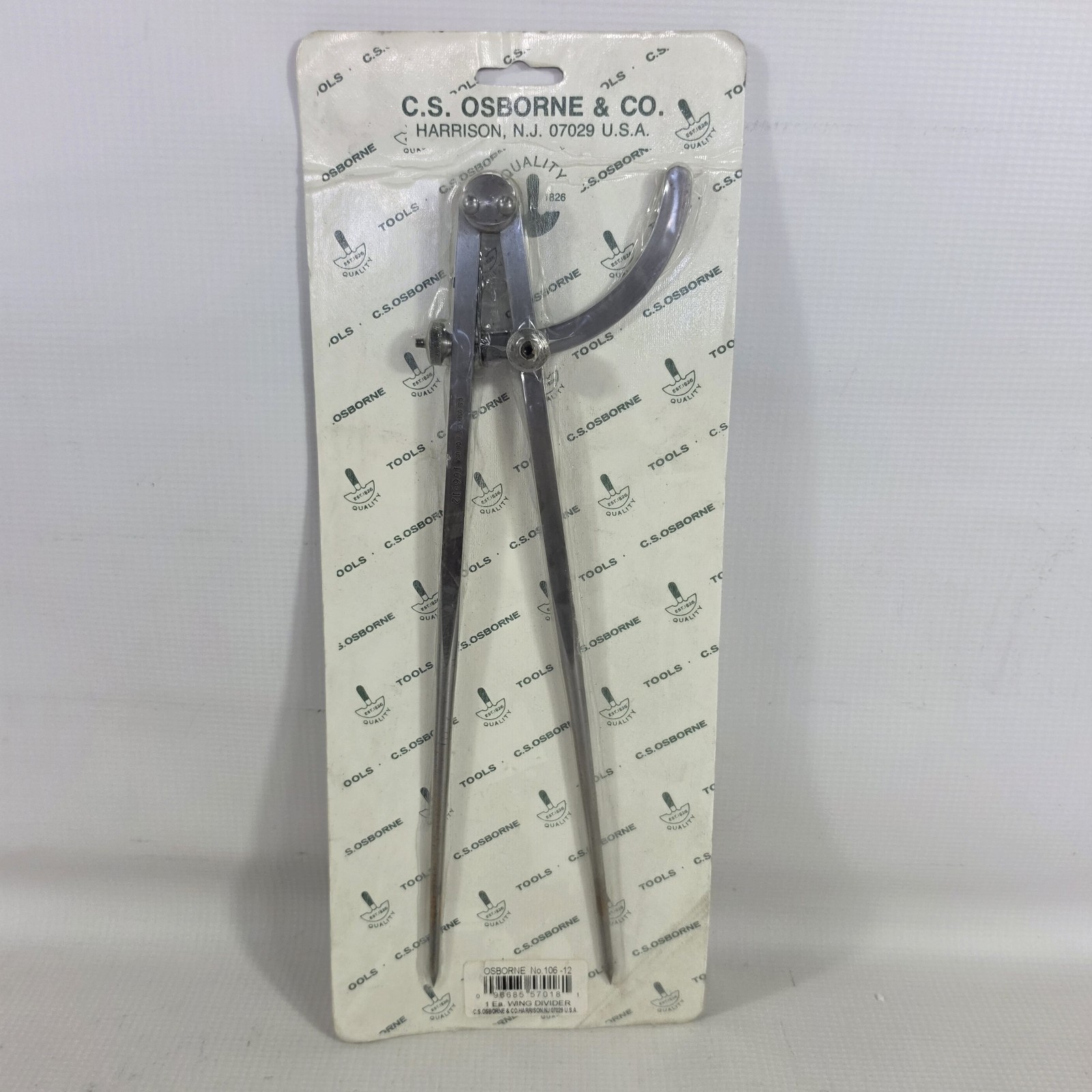 CS Osborne & Company 12" Long Wing Divider USA 106-12 GGG-D-351F Type C NEW