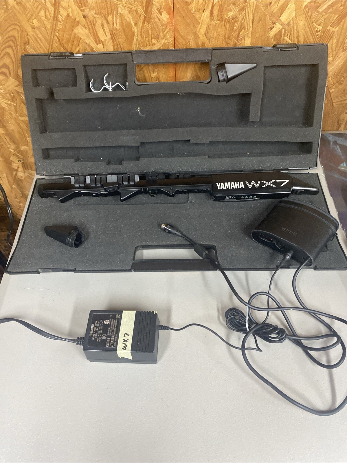 Yamaha WX7 Wind MIDI Controller Electronic Wind Instrument Untested
