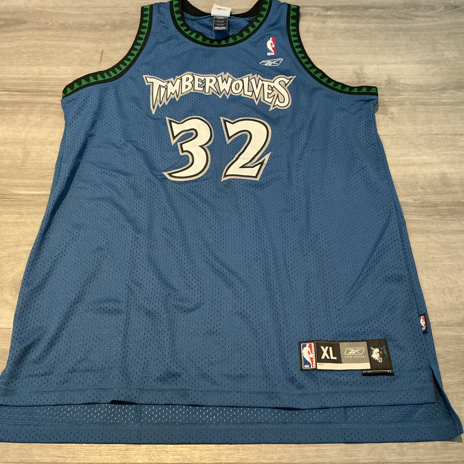 New Men's Reebok Blue Minnesota Timberwolves Fred Hoiberg XL Jersey