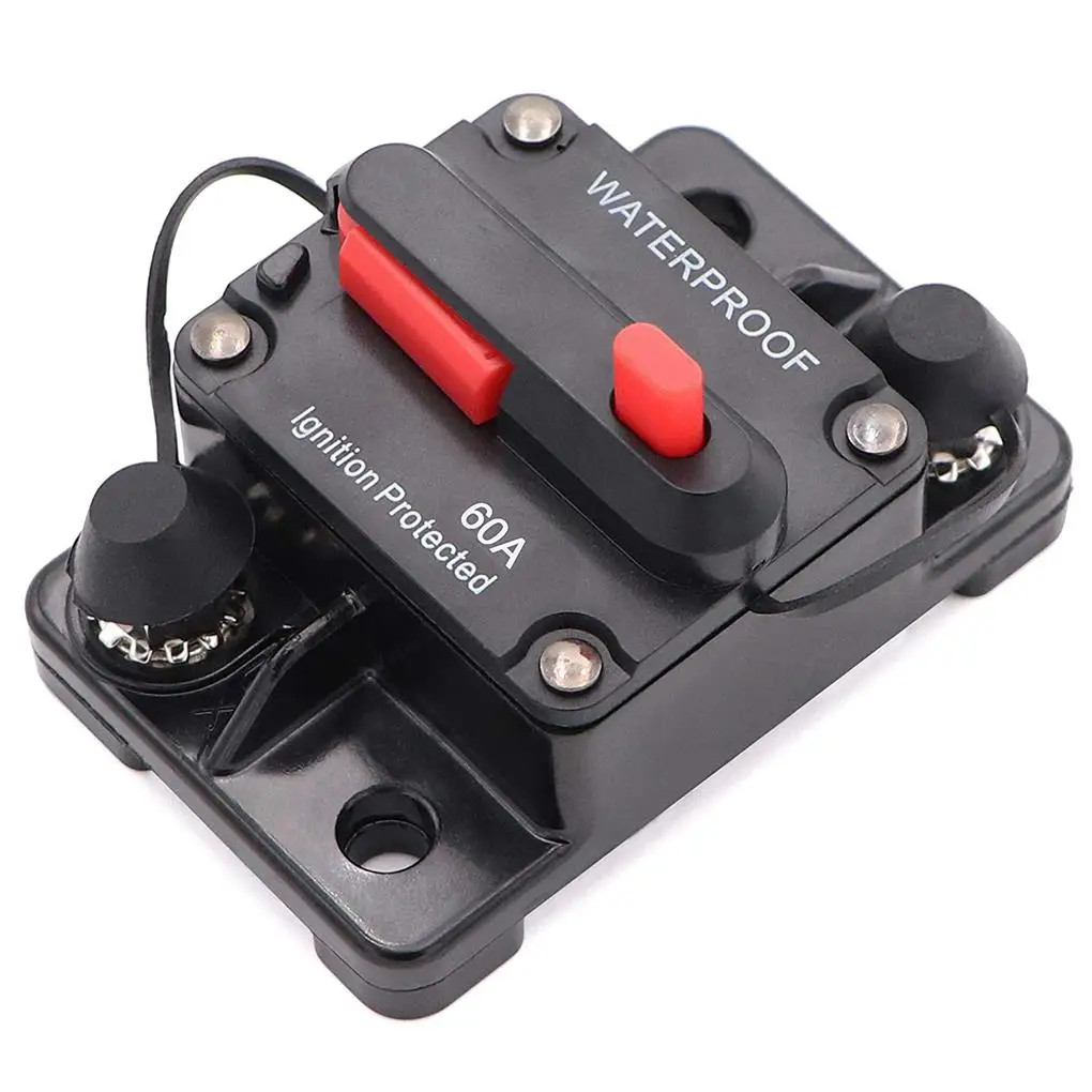 DC Circuit Breaker 12V-48V Waterproof Manual Reset 30-300A Car Marine Boat RV