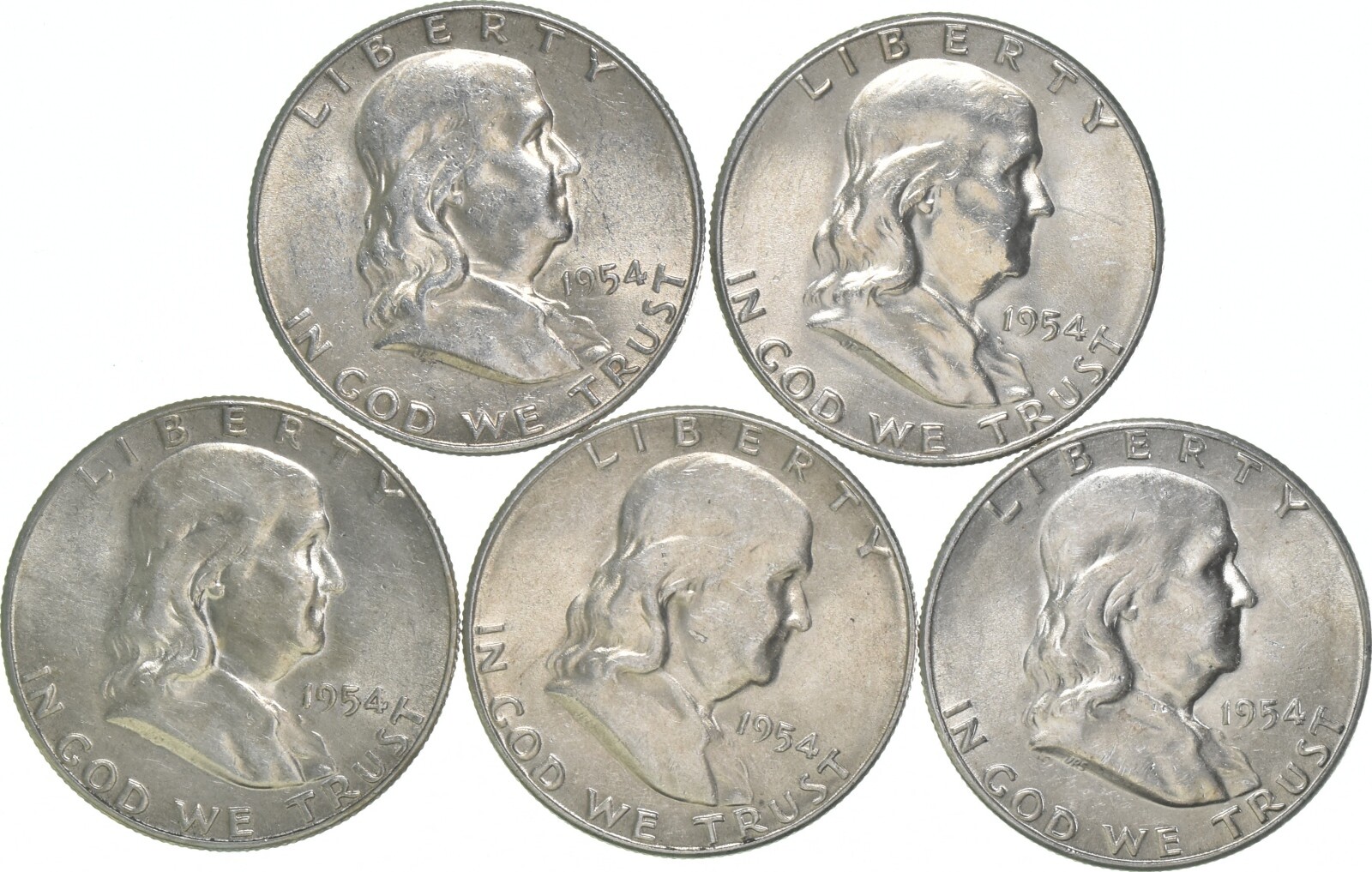 1954-S Franklin Half Dollar AU