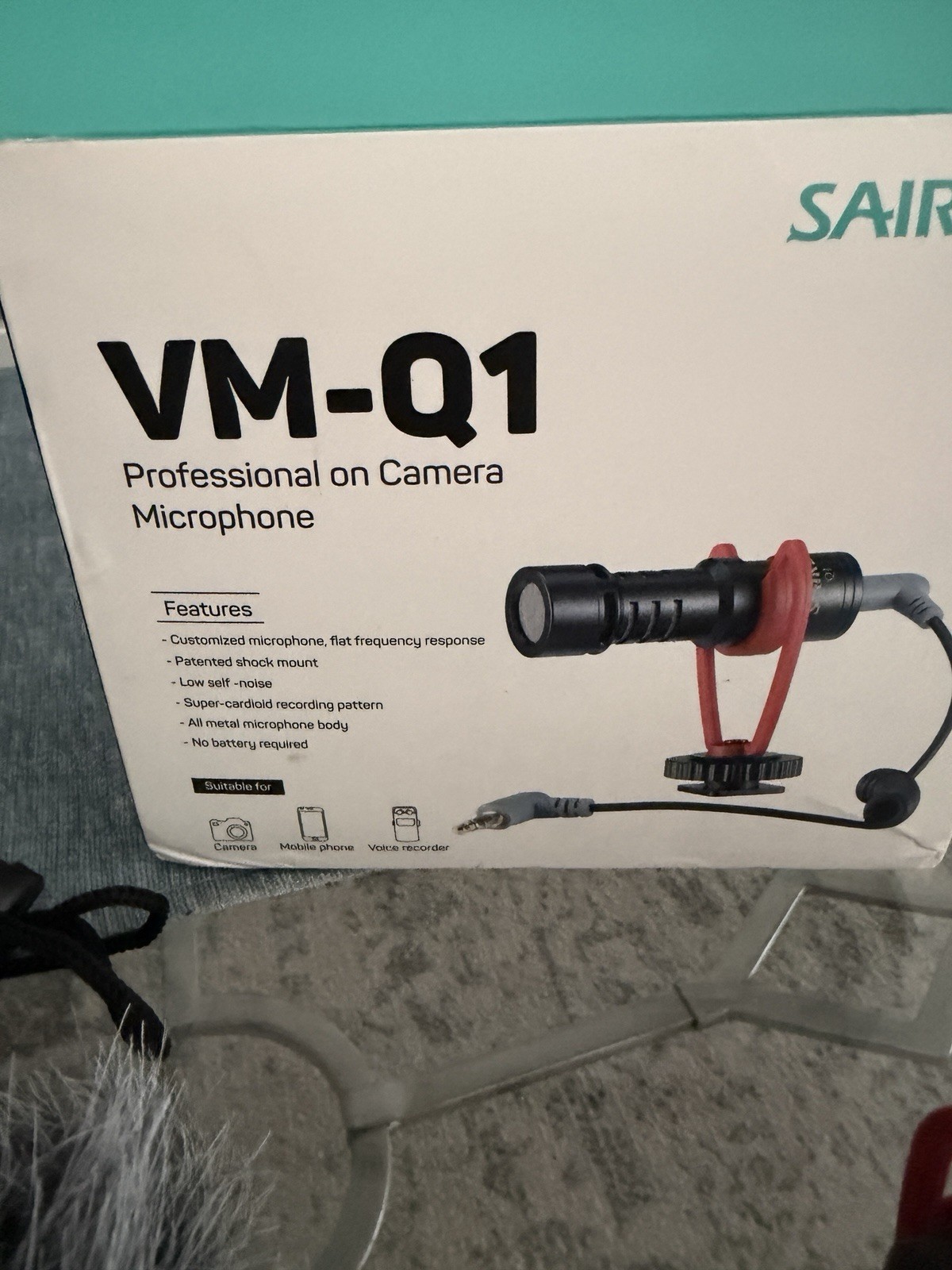 SAIREN VM-Q1 On-Camera Pro Smartphone Video Microphone for Vlogging / Streaming