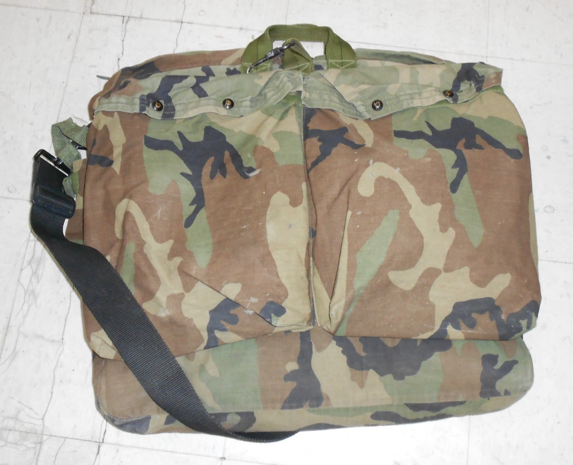 USGI AGU-56P M81 Woodland Padded Flyers Helmet Bag Free Shipping