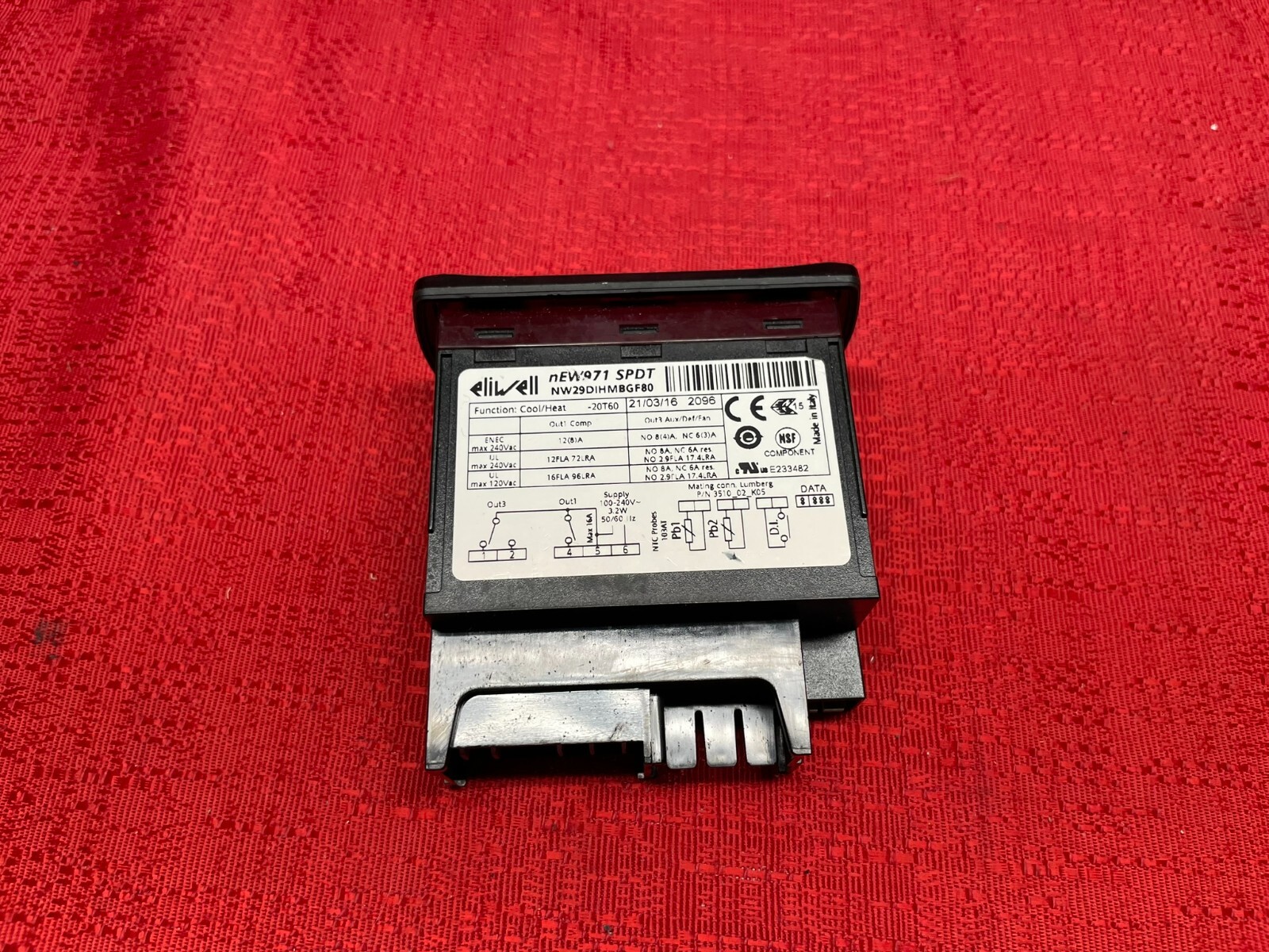 Eliwell nEW971 SPDT Temperature Controller NW29DIHMBGF80