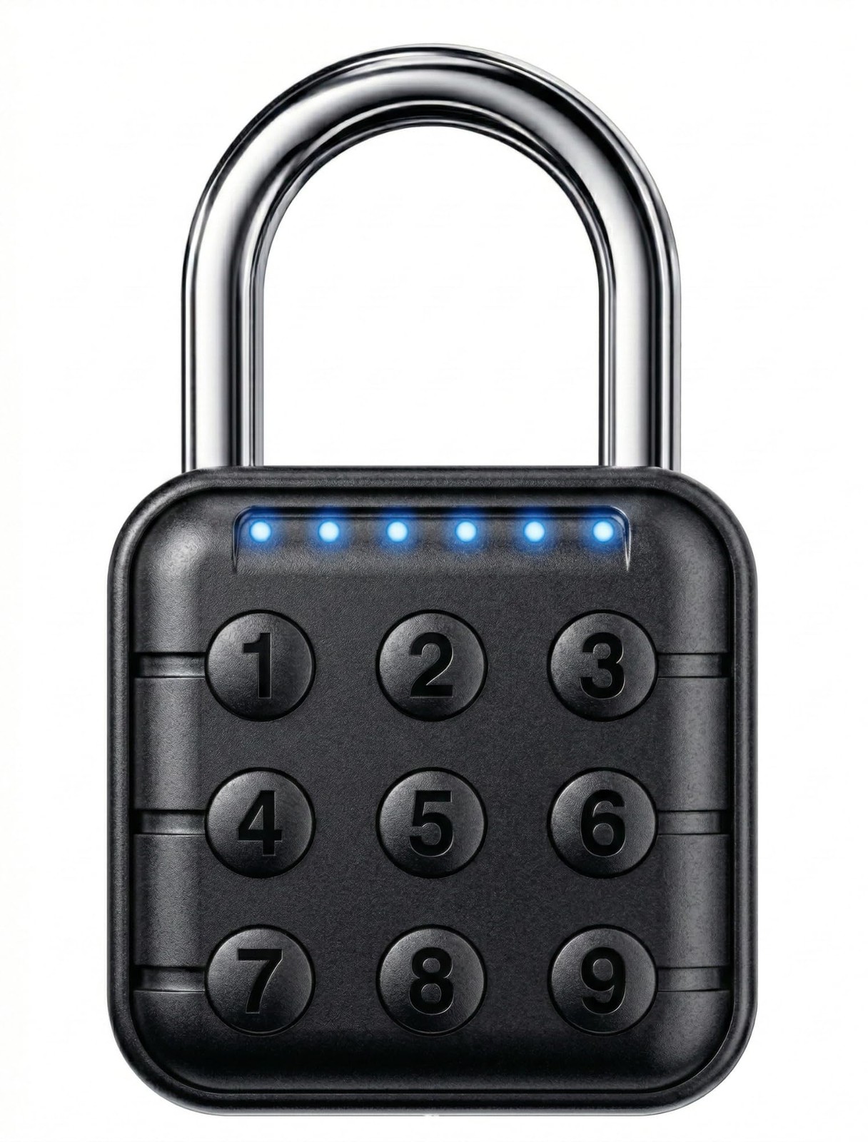 TLYITU Combination Padlock – Lock with 6-Digit 1 Pack, Black