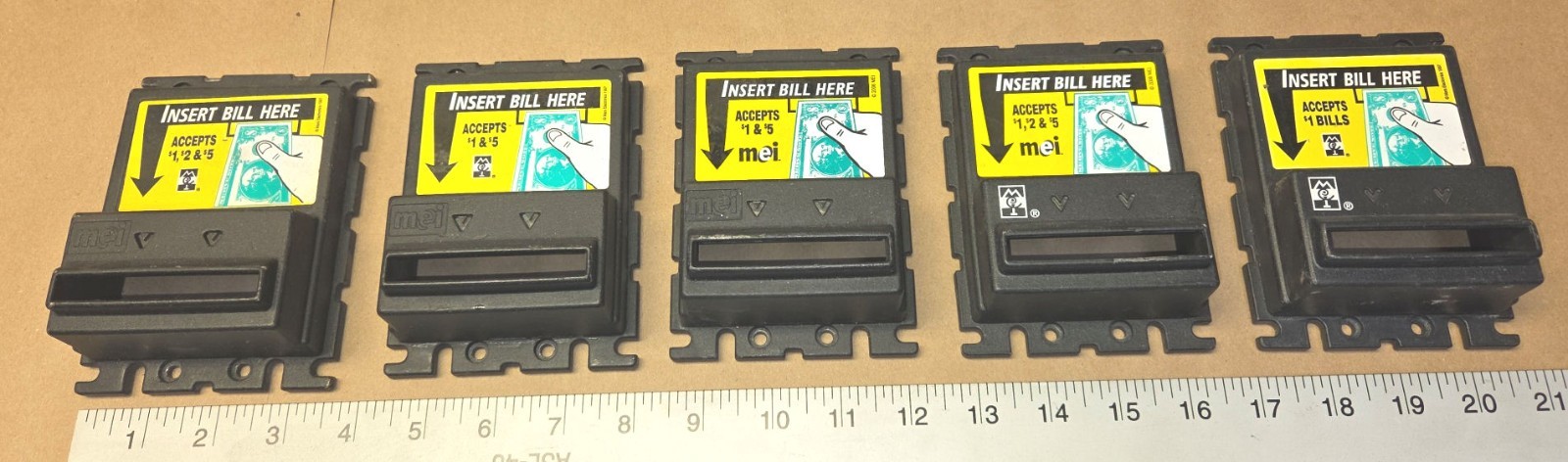 Mars anti-vandal metal bezels masks for bill acceptor - qty. 5 for 1 price