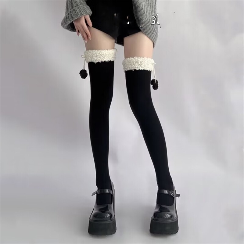 Japanese Cute Over Knee High Socks School JK Uniform Socks Lolita Autumn winter