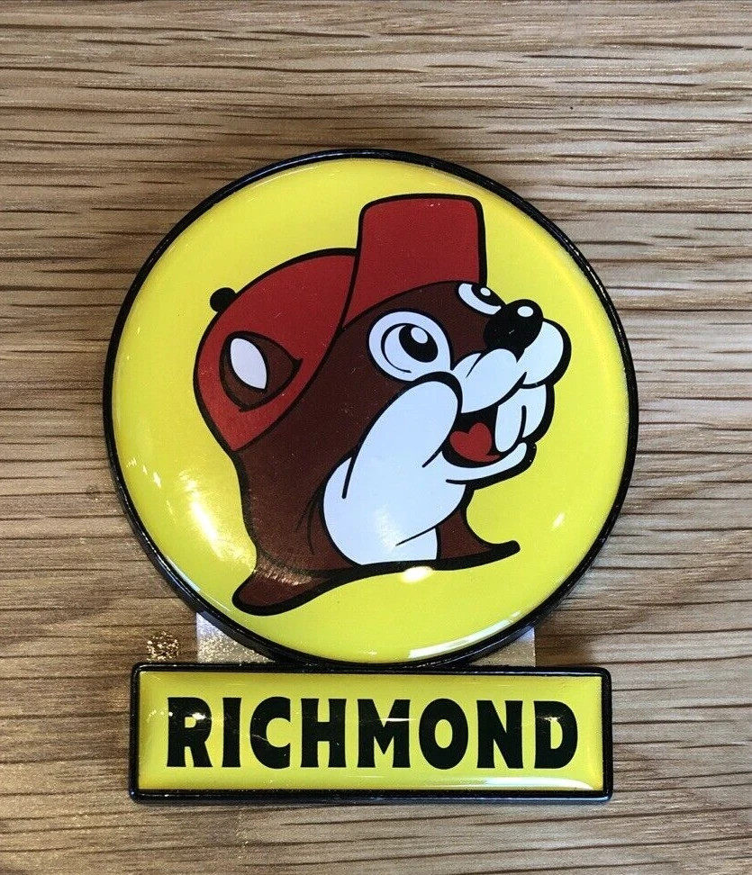 Buc-ee's Beaver Lollipop Logo Magnet Richmond Kentucky Store