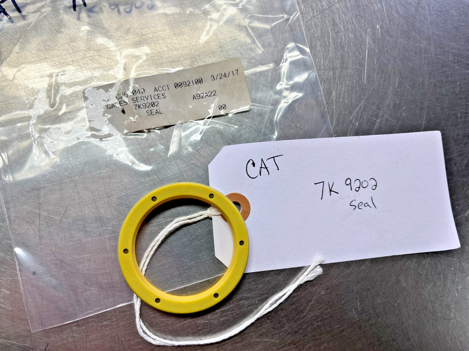 7K9202  Genuine OEM  CAT  SEAL   Caterpillar  7K-9202