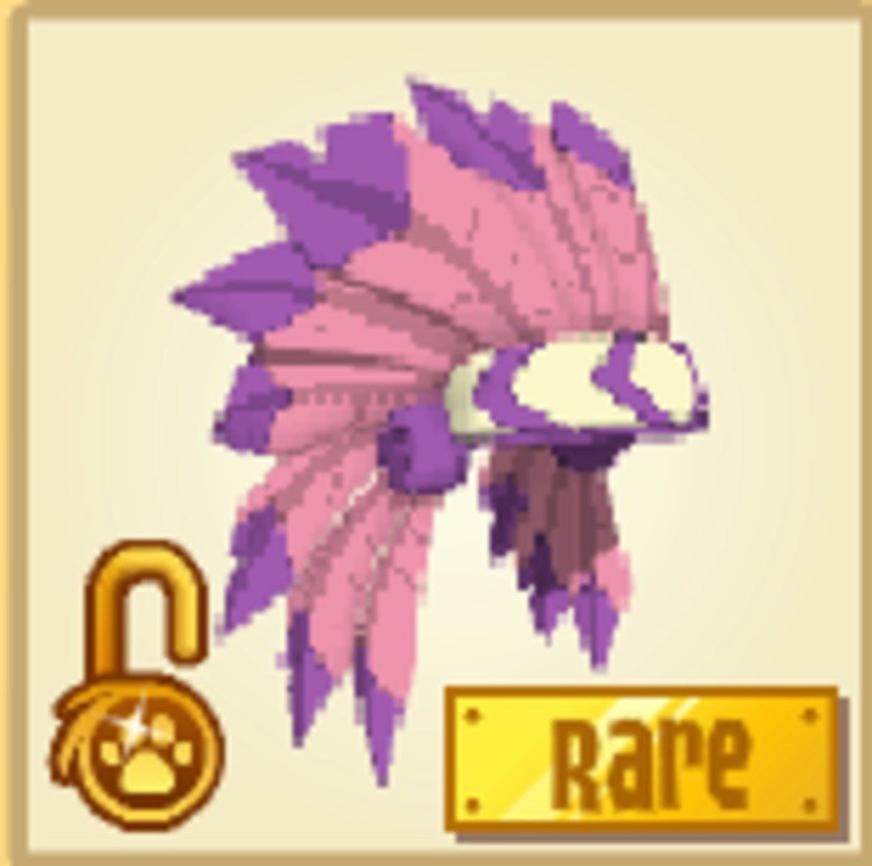 Animal Jam Classic Dark Pink Headdress (Read Description)