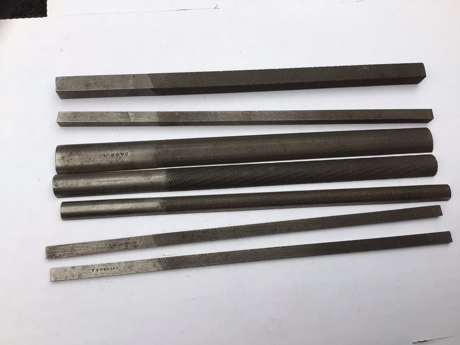 Die Filers, Files, Lot Of 7 Used, Metal File, Hand File