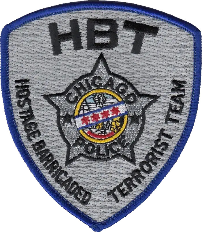 CHICAGO POLICE SHOULDER PATCH: HBT Team Standard