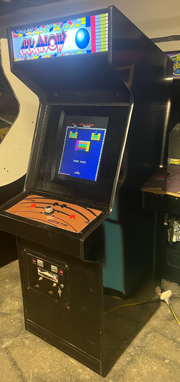 ARKANOID ARCADE MACHINE by TAITO/ROMSTAR (Excellent Condition) *RARE*