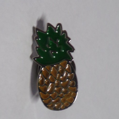 Swinging Flirtatious Pineapple Hat Tie Tac Lapel Pin Brooch - New