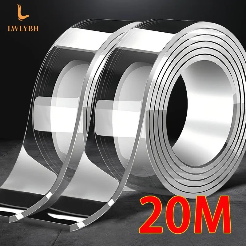 1/3/5m Nano Tape Double-Sided Adhesive | Traceless Waterproof Gel Sticker