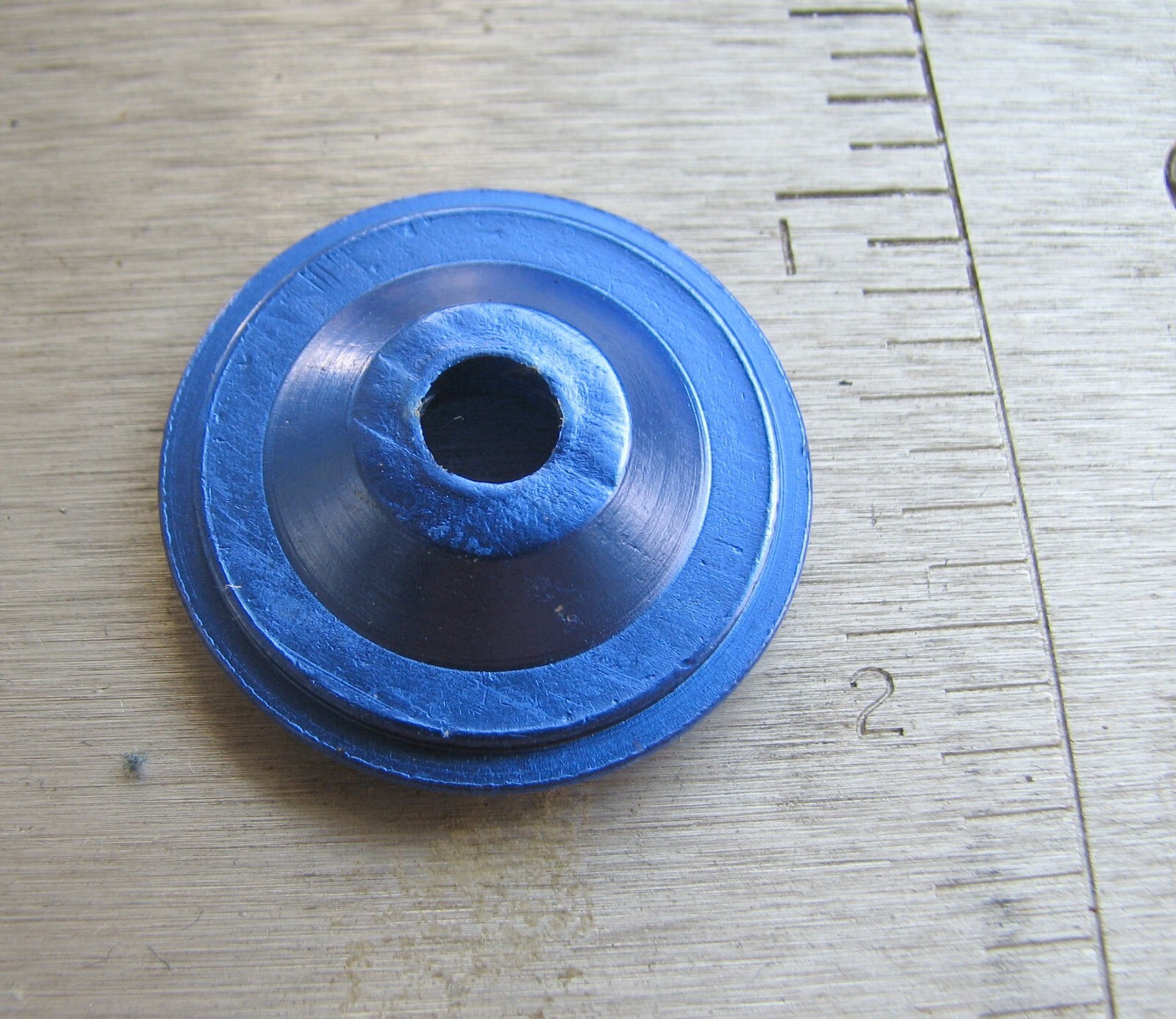 OUROBOROS HEADSET STEM TOP CAP 1 1/8" CUSTOM ENGRAVED BLUE