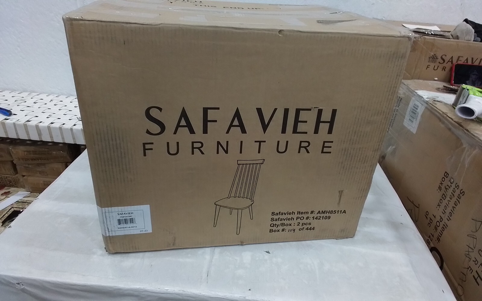 Safavieh BURRIS SIDE CHAIR, Reduced Price 2172744257 AMH8511A