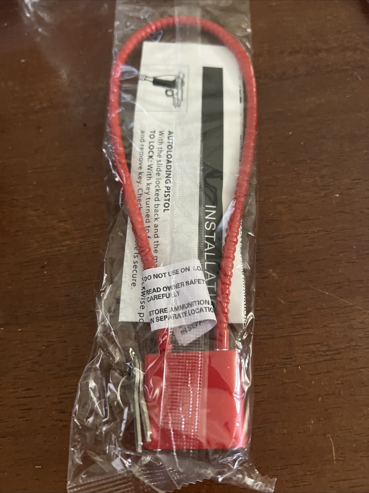 1X Firearm Gun Safety Cable Lock Brand New!!
