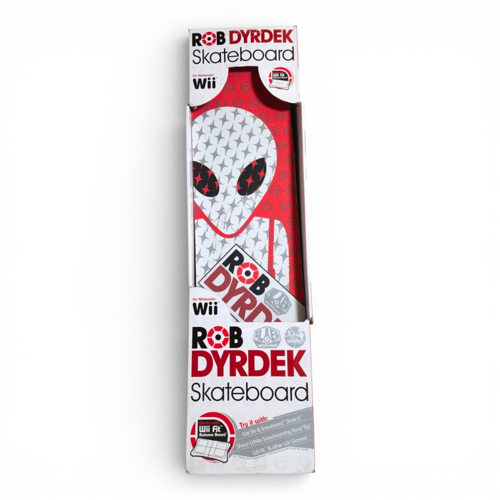 Rob Dyrdek Skateboard for Wii – Works with Wii Fit Balance Board [DAMAGED BOX]