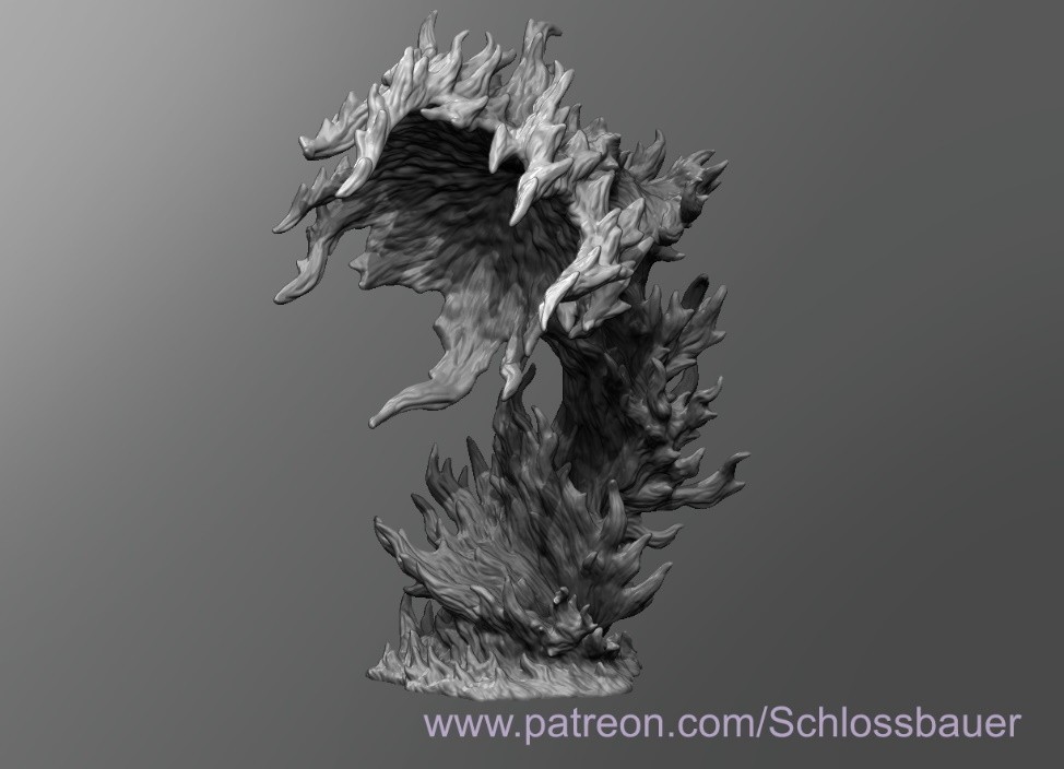 Dungeons and Dragons - HD Resin Print - Large Ooze - Rolling Inferno