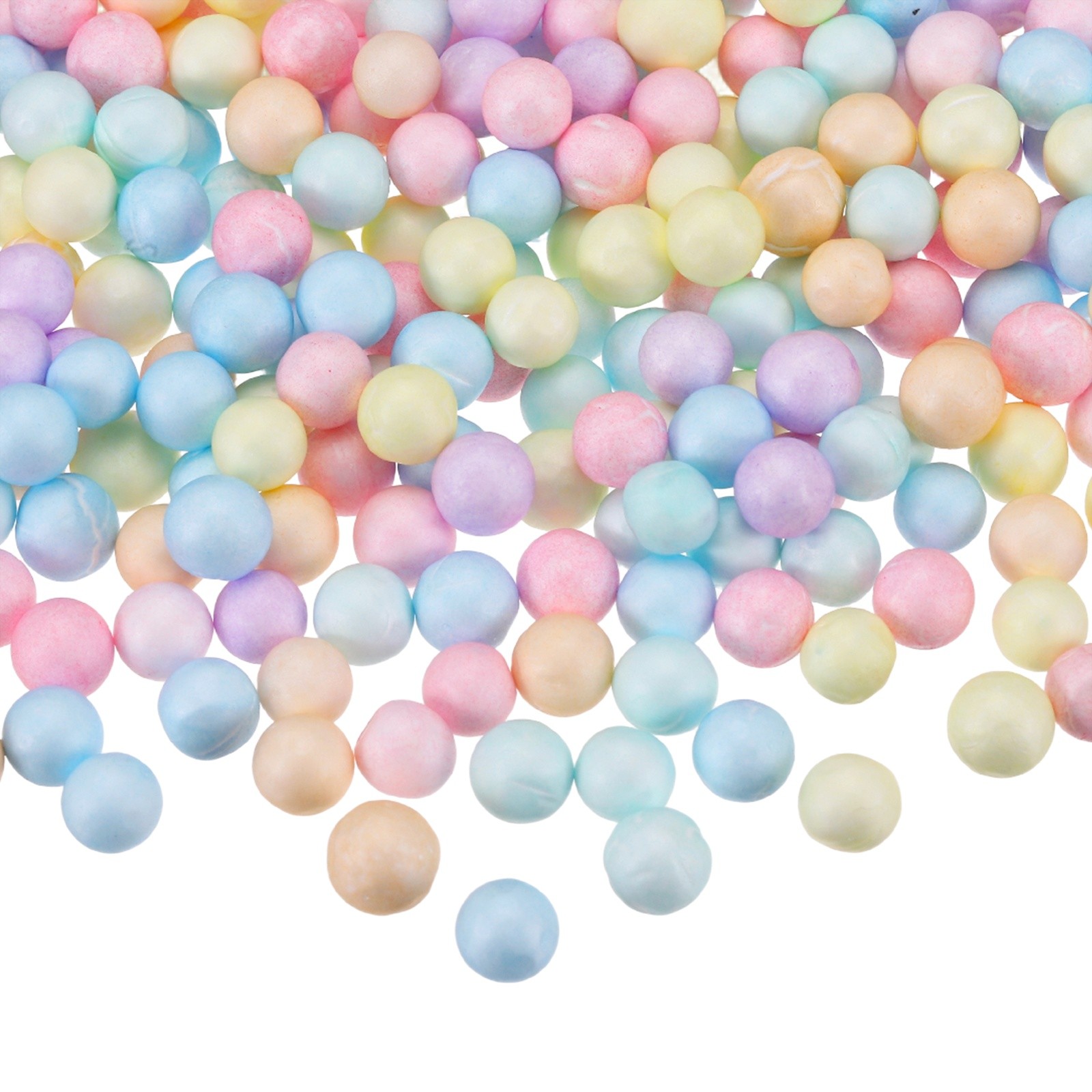Foam Beads, 6-8mm Mini Polystyrene Foam Balls (Multicolor, 1 Pack 31g)