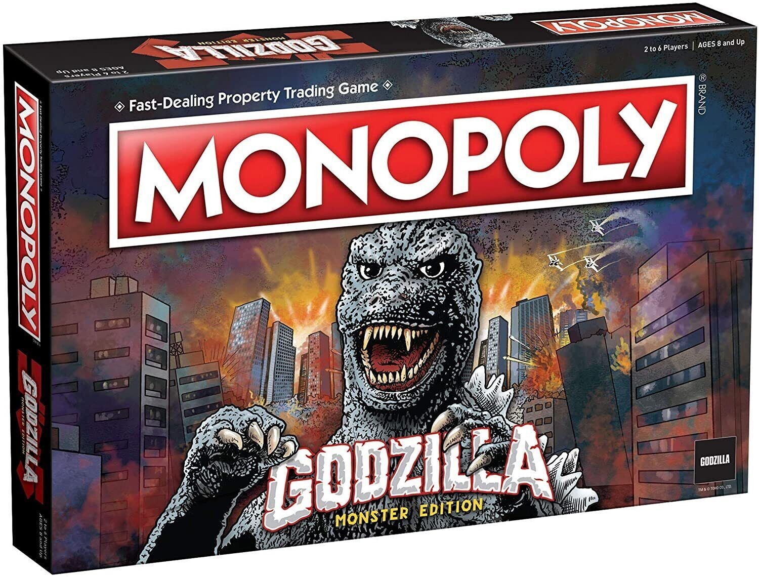 Godzilla Monopoly Board Game Brand New