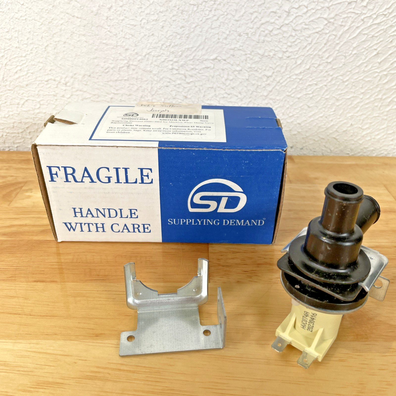 Supplying Demand Ice Machine Water Dump Valve #000014062 - New