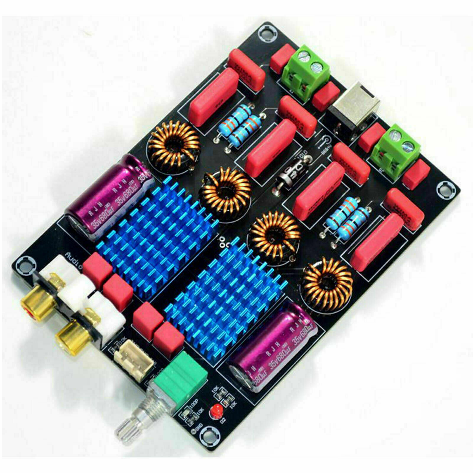 TPA3116 2.0 WIMA Class D Dual Chip Luxury Digital Amplifier Board 100W+100W