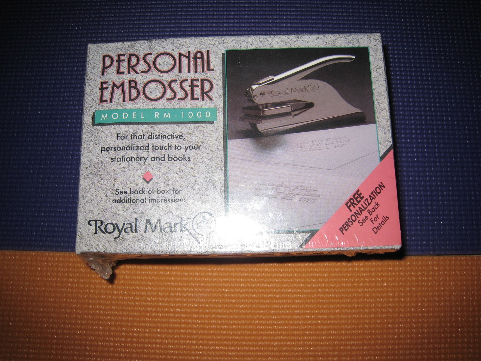 ROYAL MARK PERSONAL EMBOSSER MODEL RM - 1000 - NEW