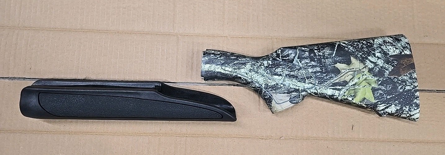 NEW Remington 870 887 COMPACT/YOUTH Stock SET BLACK/MOSSY OAK BREAK UP Camo 20GA