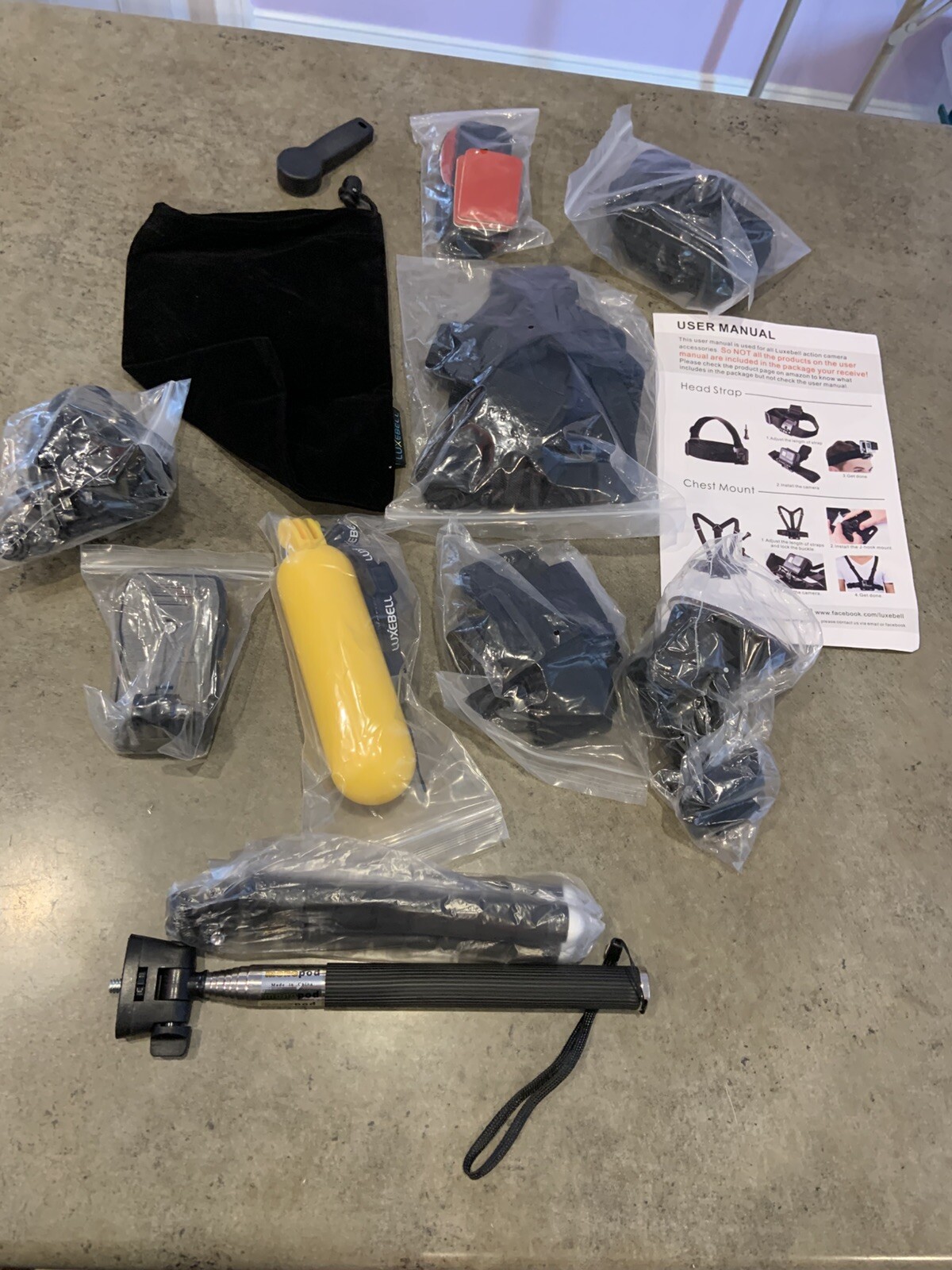 LUXEBELL 14 IN 1 ACCESSORIES KIT FOR GOPRO
