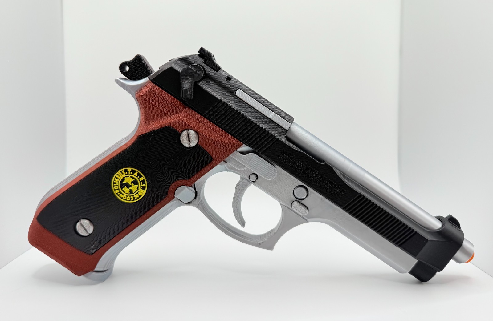 Resident Evil Samurai Edge Beretta 92F Prop | Wesker Model | 3D Printed