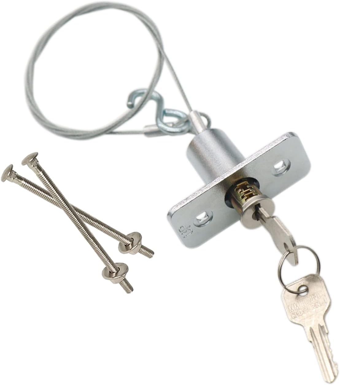 Garage Door Emergency Release Lock Kit Includes Keys & Mount Hardware NEW
