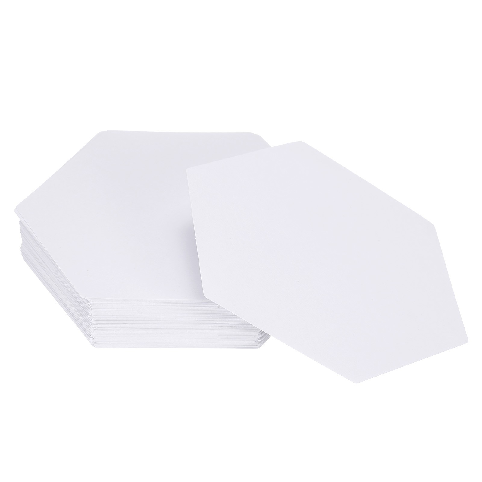 100pcs Hexagon 1.75-Inch Paper Piecing Paper, English Paper Quilting Template