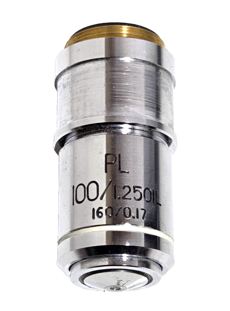 Nikon PL 100/1.250IL Microscope Objective Lens USED.