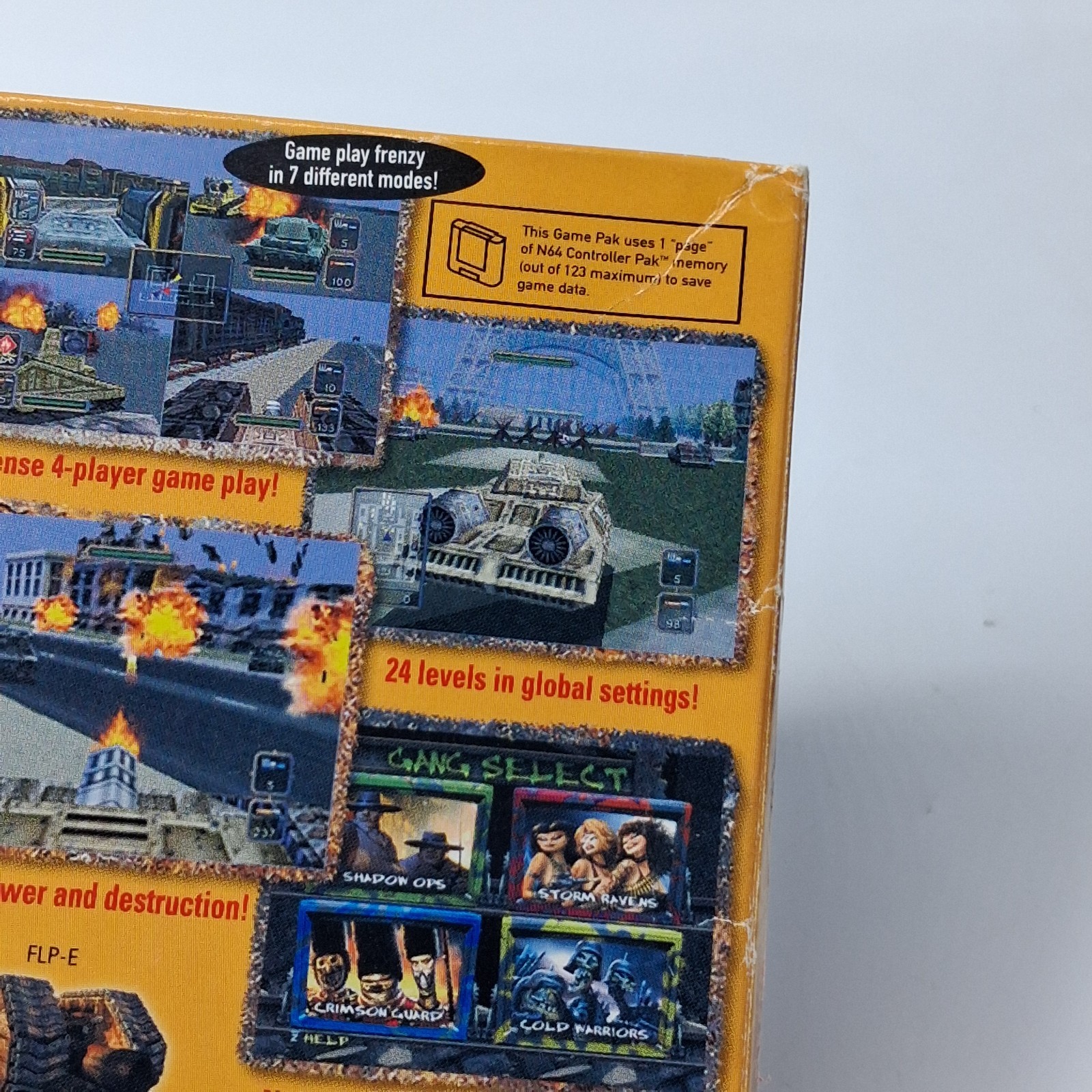 Nintendo 64 BattleTanx Global Assault N64 Authentic Empty Box Only W Inner Tray