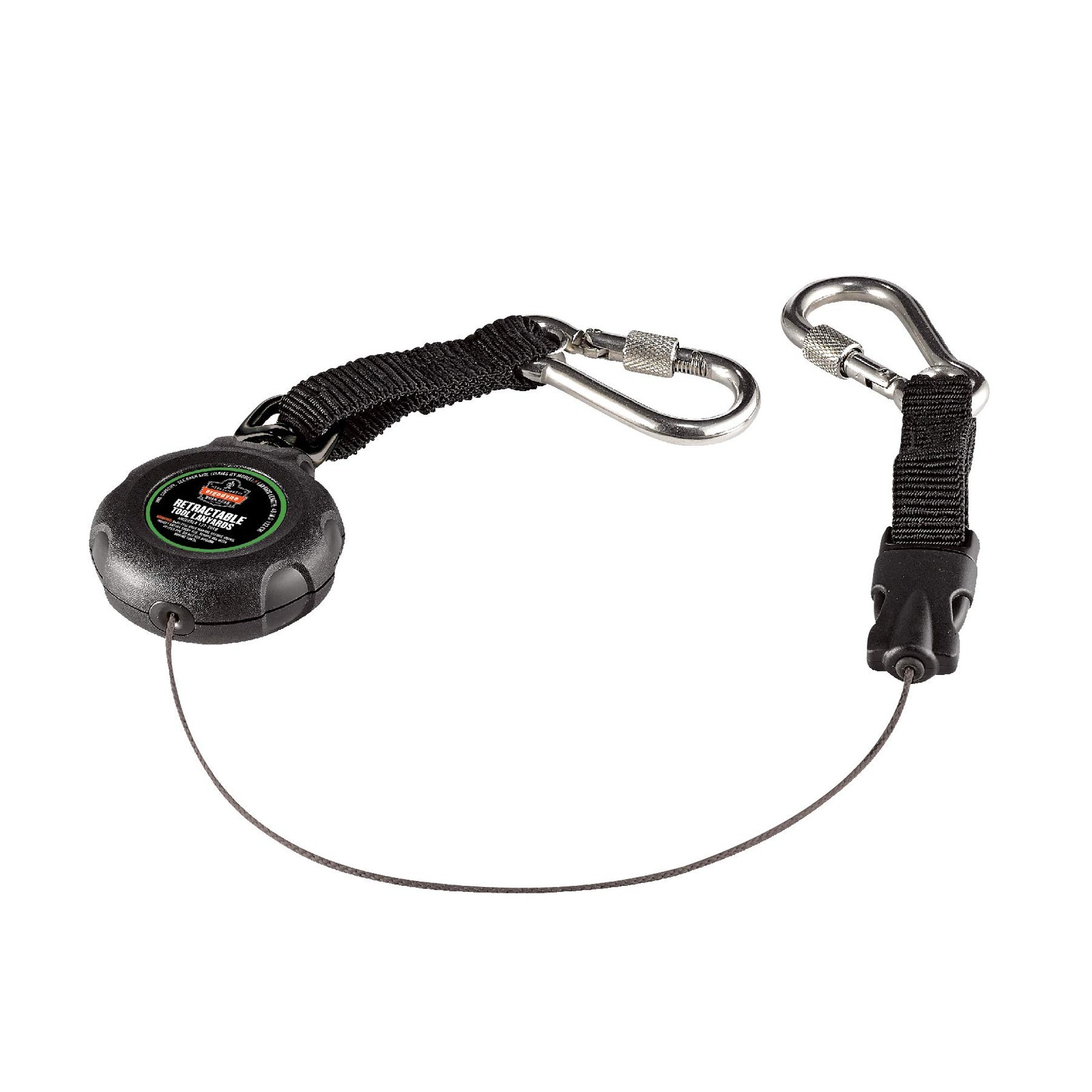 - 3000 Retractable Lanyard Carabiner Mount And Attachment End