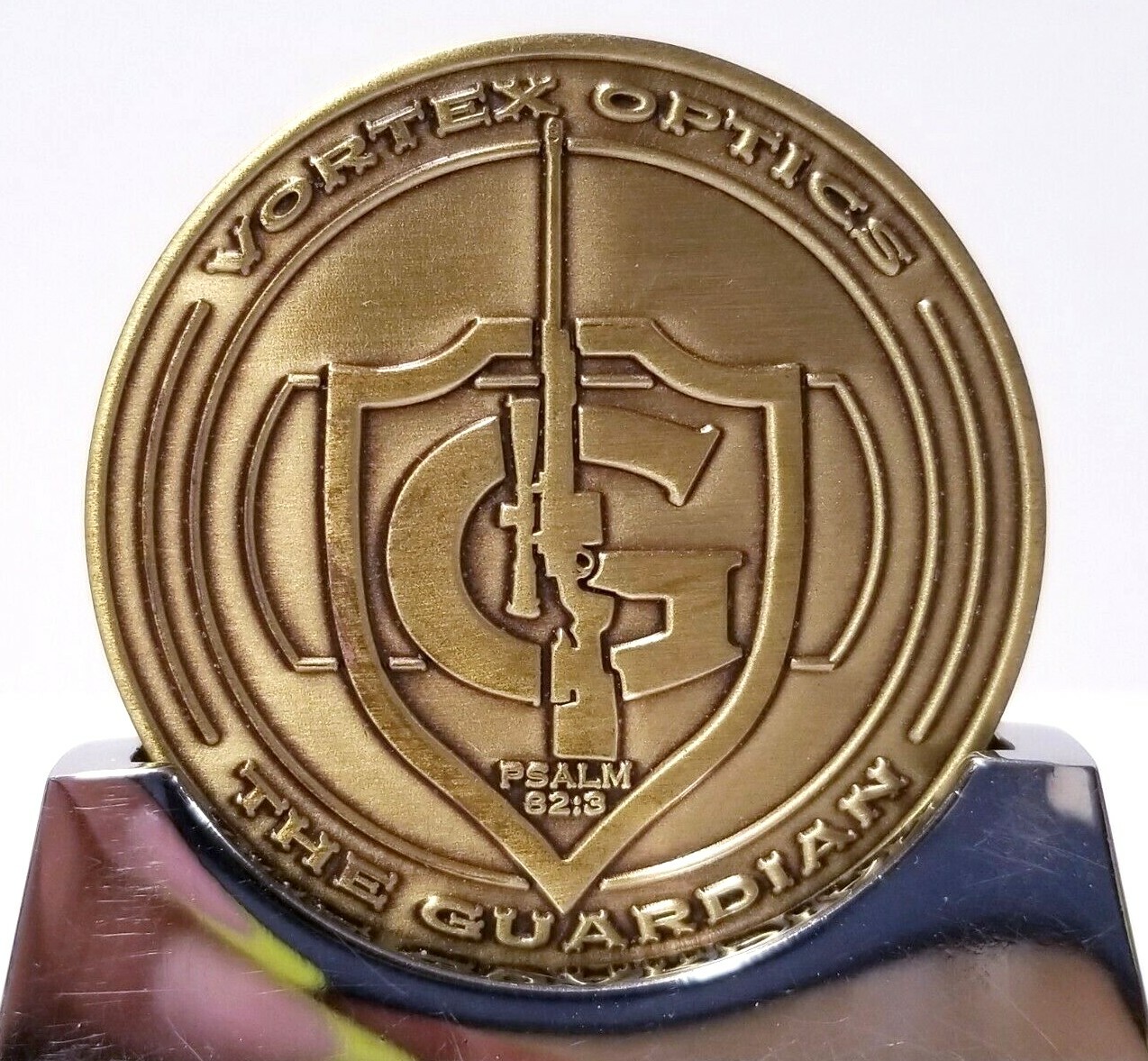 Vortex Optics The Guardian Challenge Coin Psalm 82:3