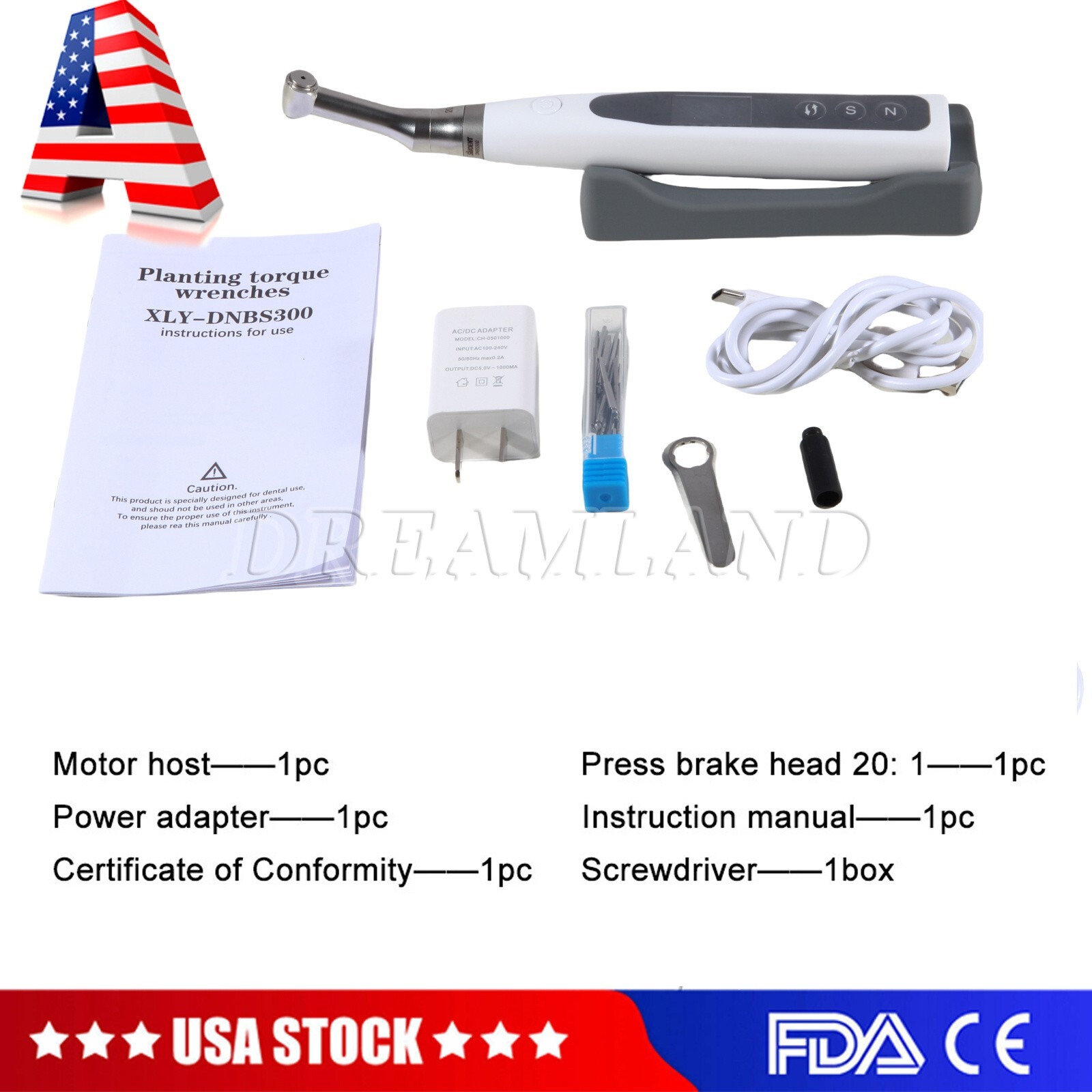 Dental Screwdriver Implants Torque Universal Electric Torque wrench Restoration