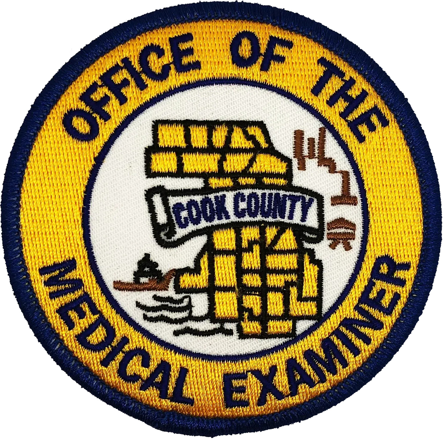 OFFICE OF THE COOK COUNTY MEDICAL EXAMINER SEAL PATCH