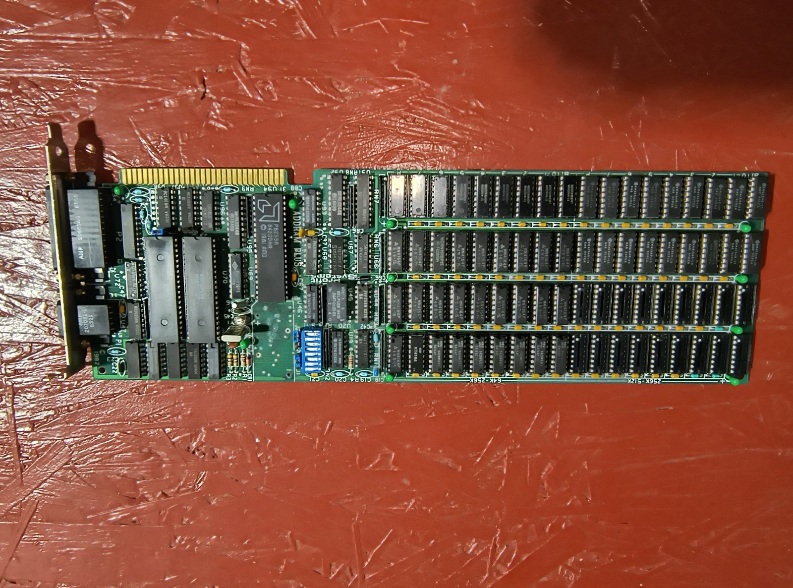 Addram 512k RAM LPT Serial Combo 8bit ISA Card PC XT