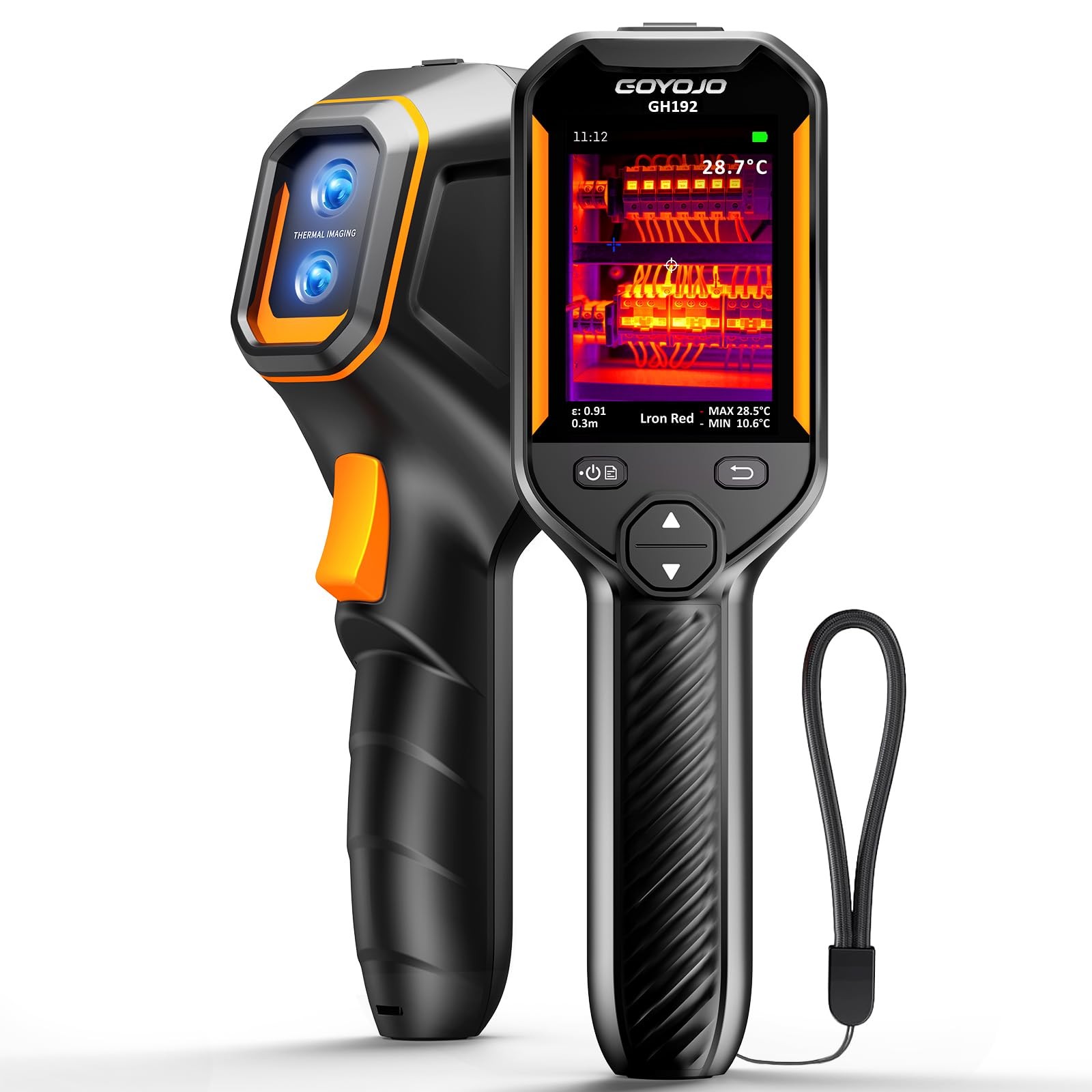 GH192 Thermal Imaging Camera 240X240 Super IR Resolution with 2MP Visual Came...