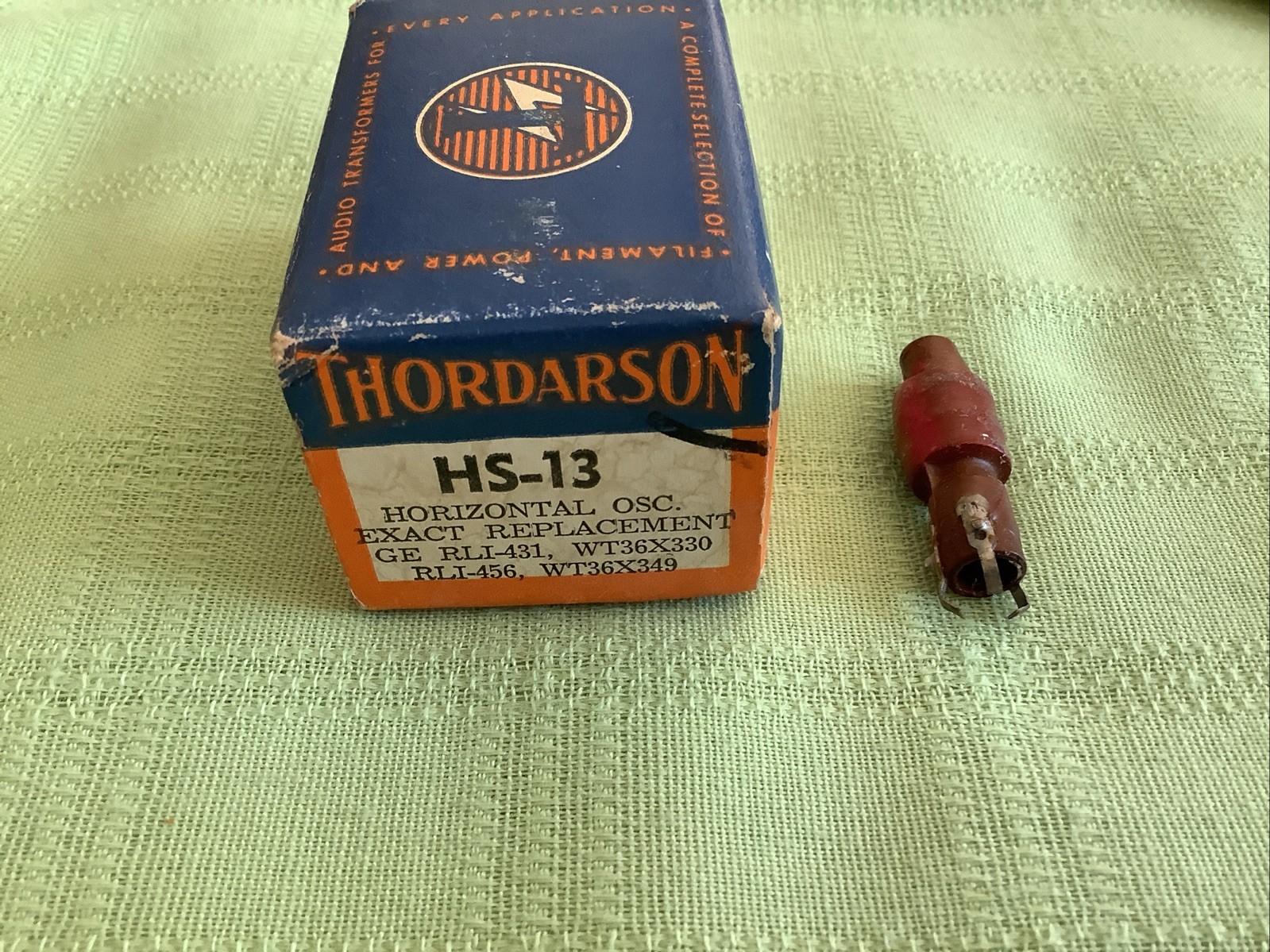 Thordarson HS-13 Horizontal Oscillator (GE RLI-431 Wat36X330 RLI-456 WT36X349)