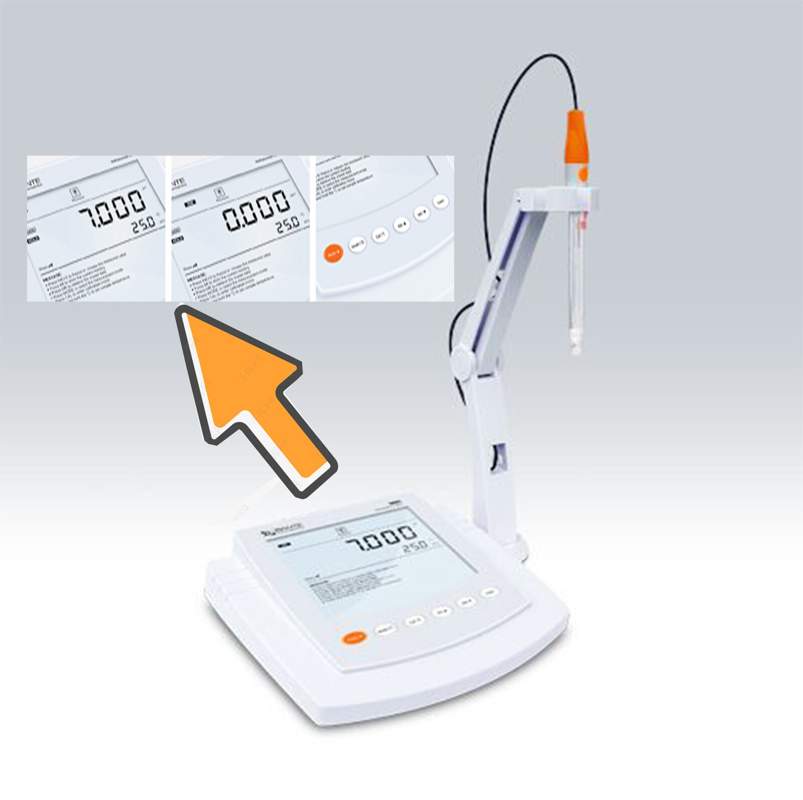 Benchtop Lab Water Quality Analyzer Meter pH Temp Dissolved Oxygen DO Tester