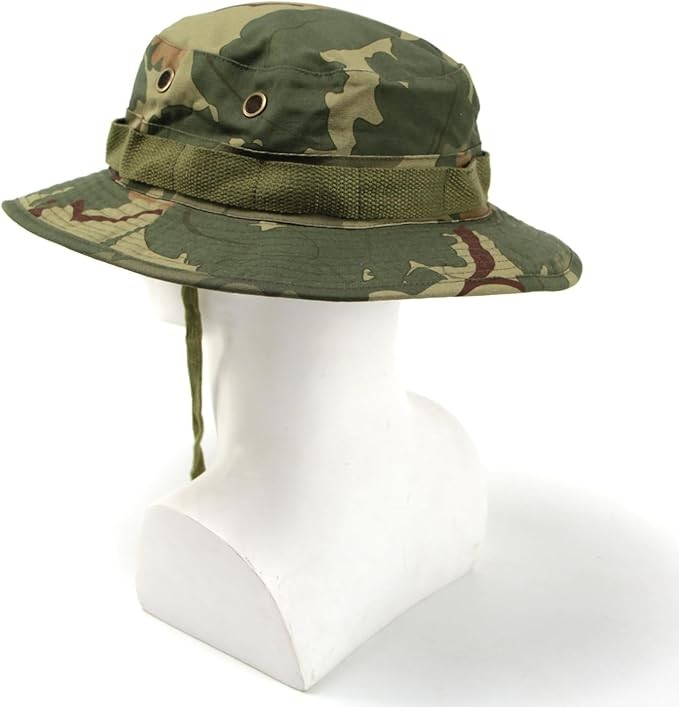 Vietnam War Mitchell Colourfast Wrinkle Resistant Camouflage Hat Size 59CM