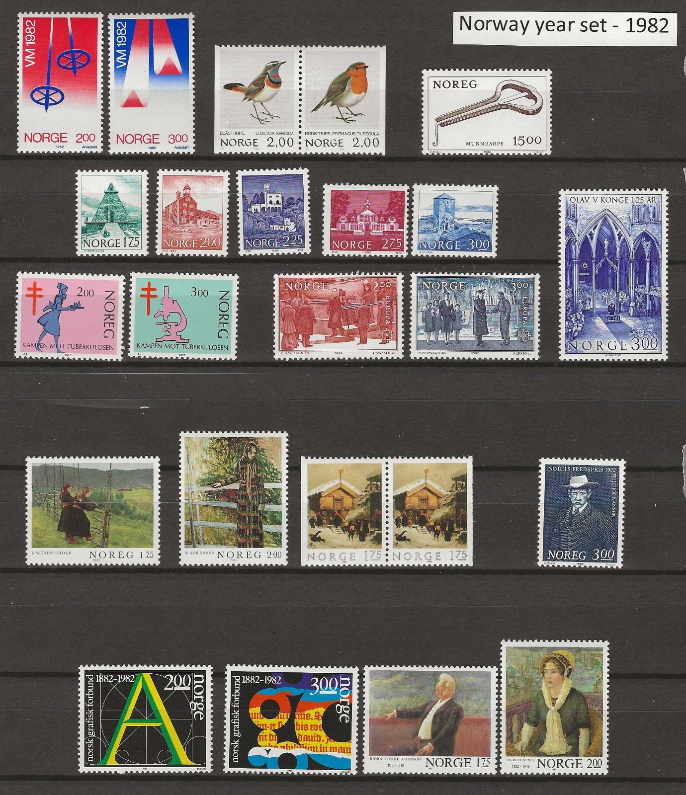 Norway 1982 year set MNH