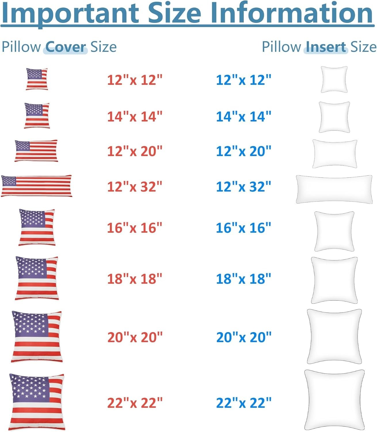 22 ×22 Throw Pillow Memory Foam Pillow Insert - Square Accent Pillow for Deco...